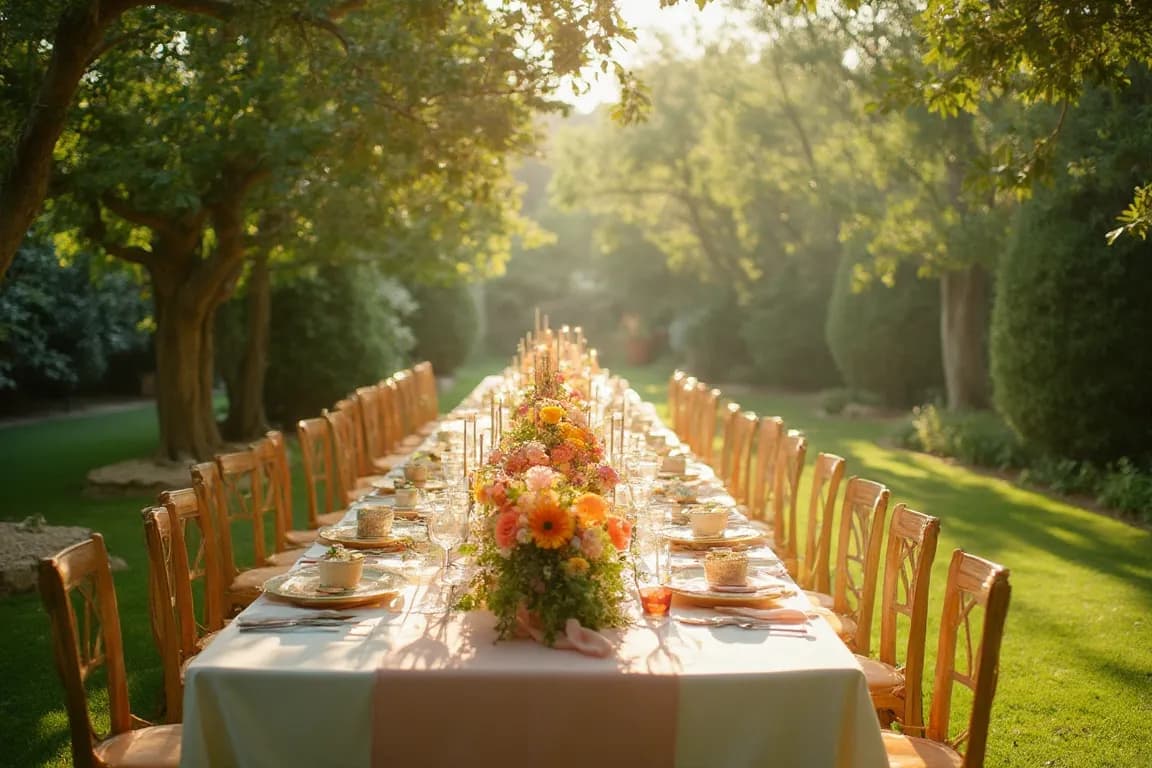 The Garden Table — the full story — digital invitation design